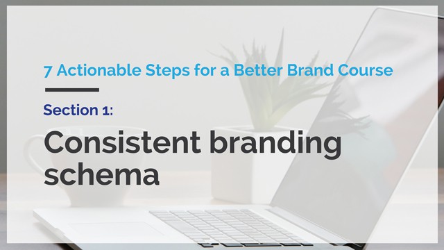 consistent branding schema
