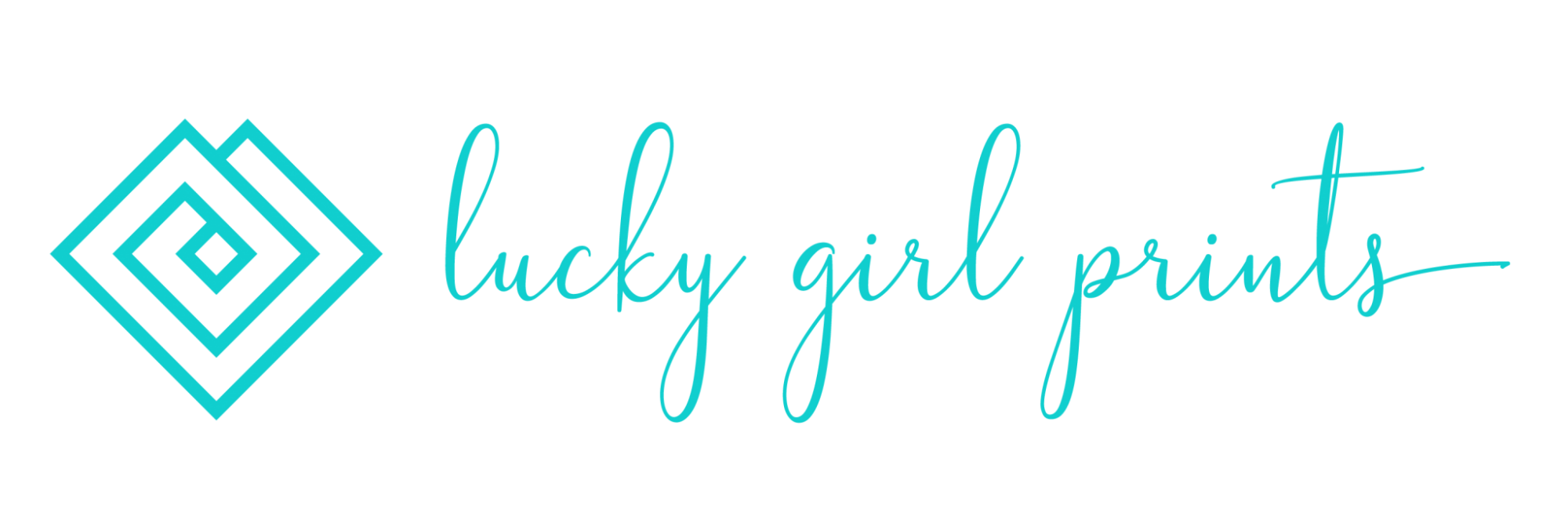 lucky girl prints logo